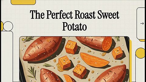 The Perfect Roast Sweet Potato