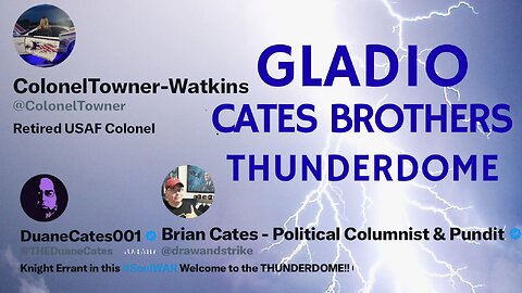 The Cates Brothers with Colonel Towner-Watkins