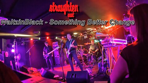 Straighten Out - WaltzinBlack - Something Better Change - The Bungalow, Paisley - 22nd August 2025