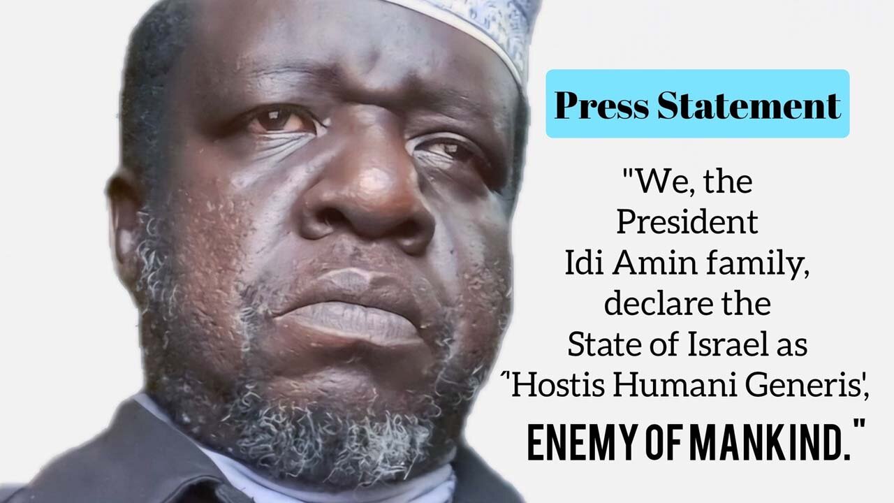 Lumumba Amin (son of Idi Amin) warns the American & European people about Israel's Coup ✡
