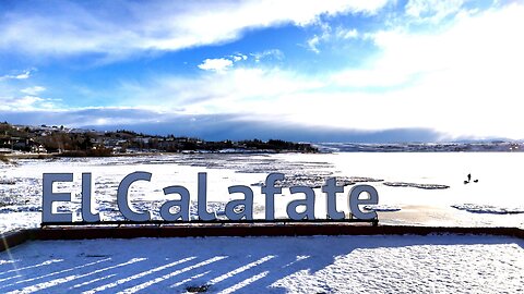 El Calafate from Above: A Stunning Aerial Journey Over Argentine Patagonia ❄️🚁