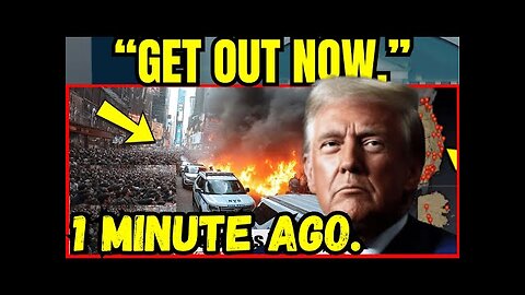 "GET OUT NOW!" Trump snaps as Intel Leaks U.S. Cities Are prime targets