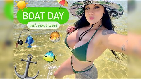 Hot Girl Boat & Fishing Day with Lexi Nicole