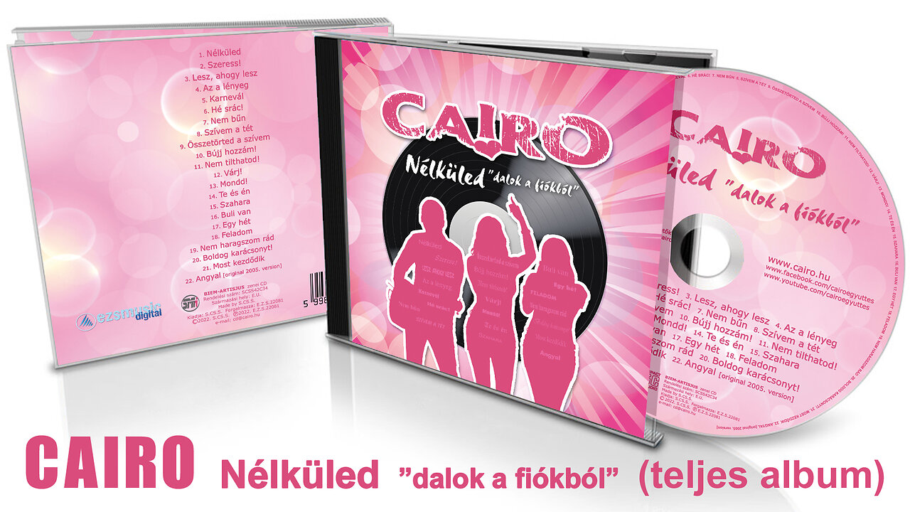 CAIRO - Nélküled "dalok a fiókból" (teljes album)