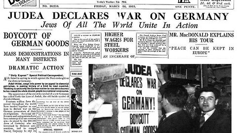 "Six Million Holocaust Allegations: Judea Declares War on Germany"