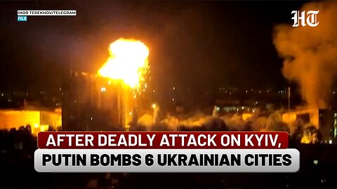 Russia Bombs Ukrainian 6 Cities As Zelensky Hides Behind NATO? Zaporizhzhia, Dnipro, Lutsk In Flames