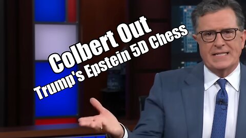 Colbert Out. Trump's Epstein 5D Chess! Economic Upate. B2T Show, Jul 18, 2025
