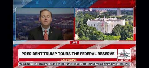 RSBN before Trump meeting in Federal Reserve building 25/07/2025