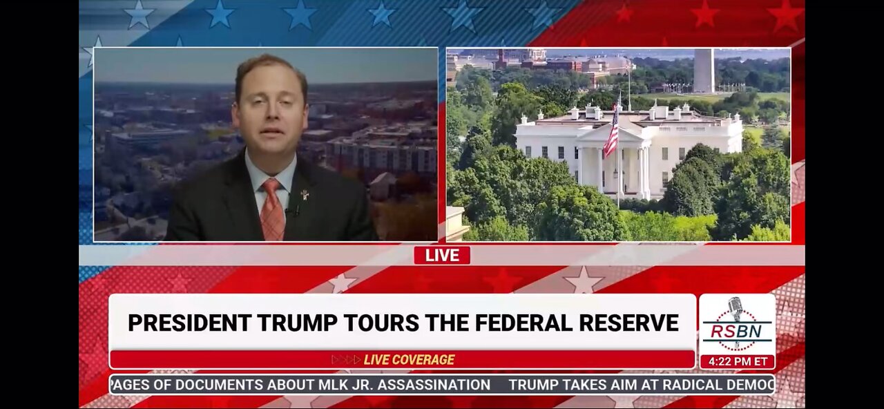 RSBN before Trump meeting in Federal Reserve building 25/07/2025