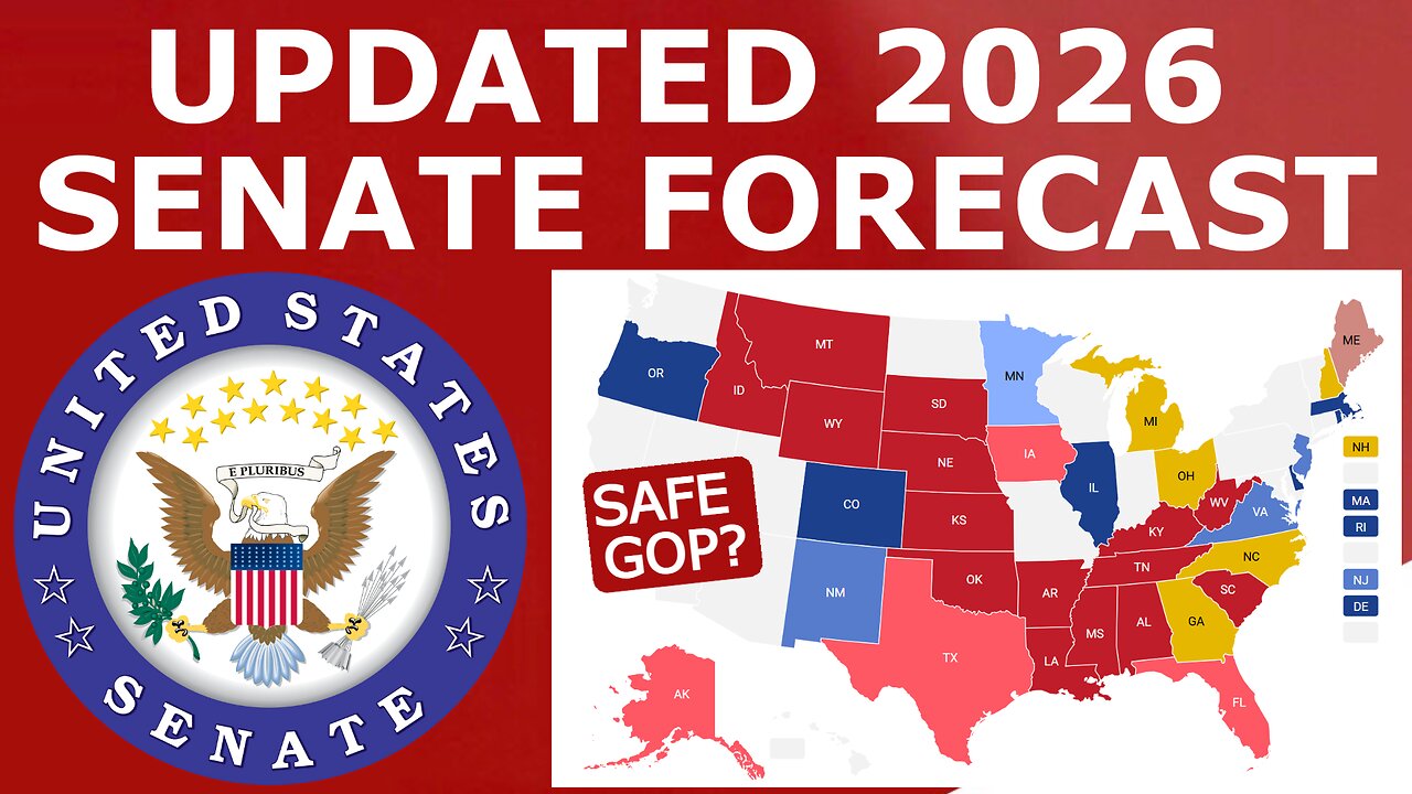Updated 2026 Senate Map Prediction (December 2025)
