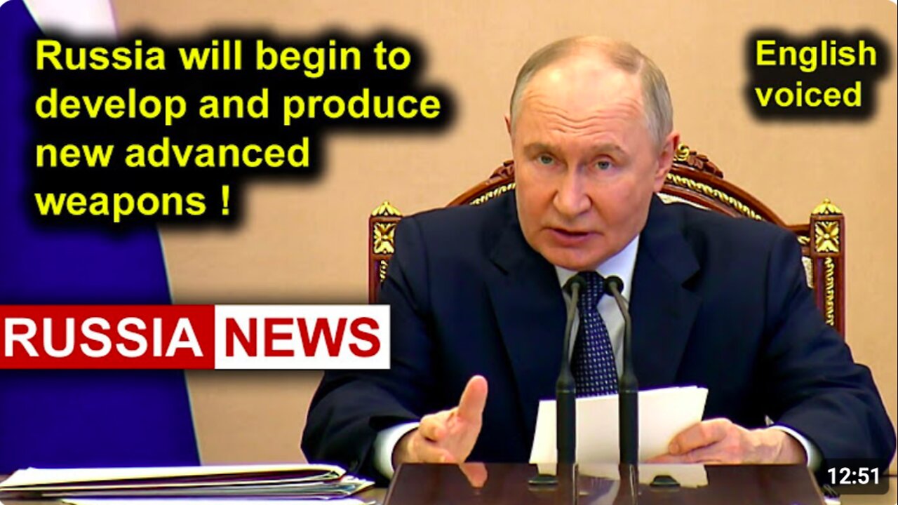 Russia will begin to develop and produce new advanced weapons!