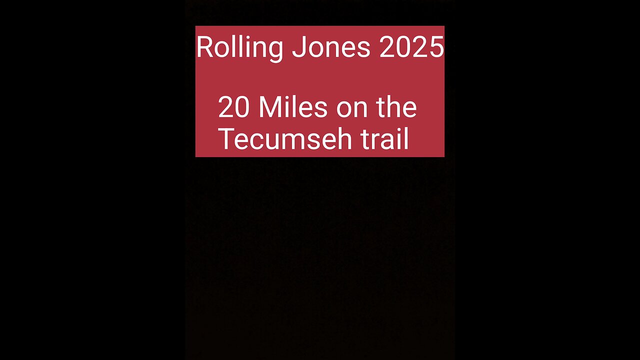 Twenty miles on the Tecumseh Trail