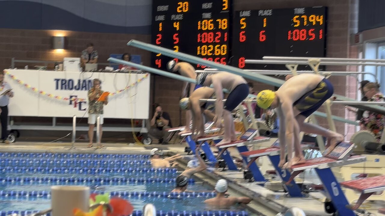 Ft.Carson meet. 100 breast individual.