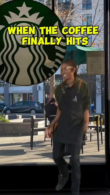 When the coffee finally hits 🤣