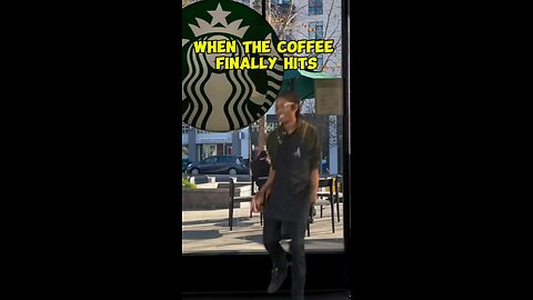 When the coffee finally hits 🤣