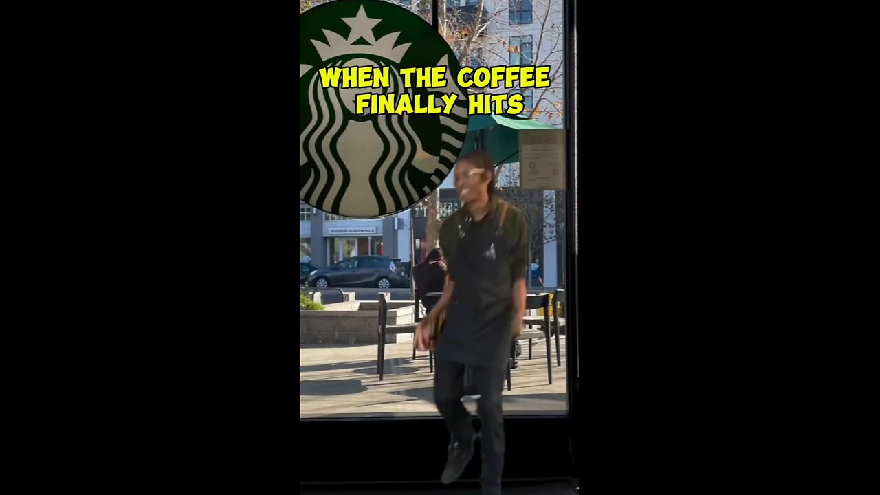 When the coffee finally hits 🤣