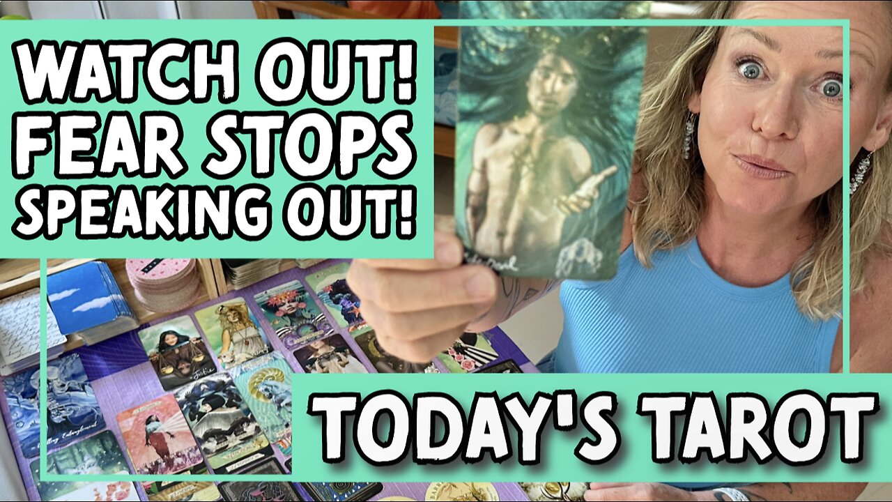 💫Today's Tarot: Get over the fear & bring it up : Reading for June 5th✨