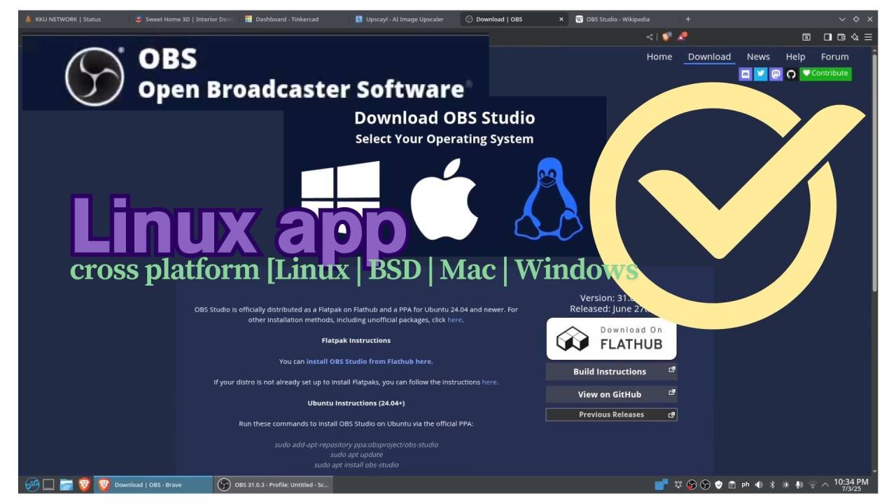 Linux app - OBS Studio: Your FREE Streaming & Recording Powerhouse!