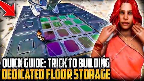 Quick Guide: Trick to Building Dedicated Floor Storage | Ark ASA