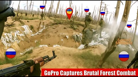 GoPro Reveals the Reality of War: Russian and Ukrainian Troops Fight for the Forest