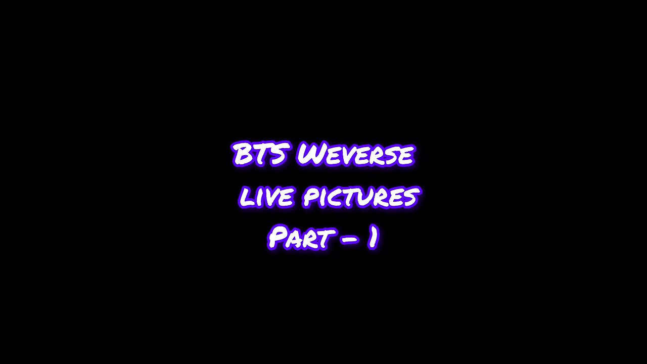 BTS LIVE EDIT VIDEO 💜