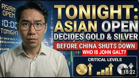 OG JON AG, ASIAN GUY-TONIGHT'S ASIAN OPEN DECIDES EVERYTHING — Gold & Silver Before China Shuts Down