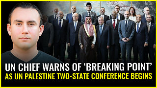 UN chief warns of BREAKING POINT as #Palestine two-state solution conference begins