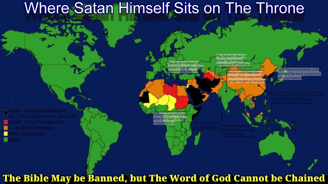 7 Antichrist Countries Where The Bible is Banned