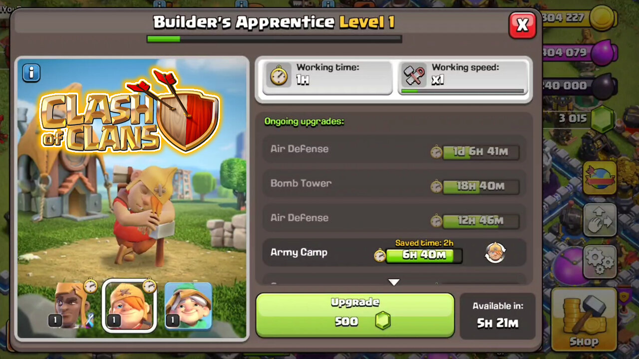Spending 3,000 Gems on Worthless things Clash of Clans