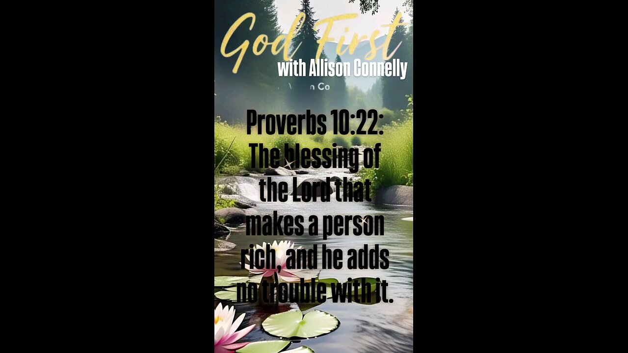 Proverbs 10:22