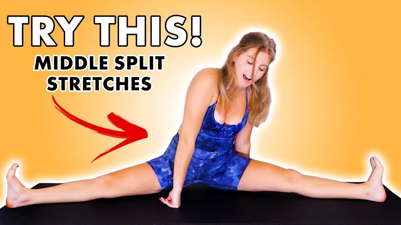 How To Do Middle Split Stretches, Lower Body Stretches Yoga Workout w/ Karlee | Beginners Routine