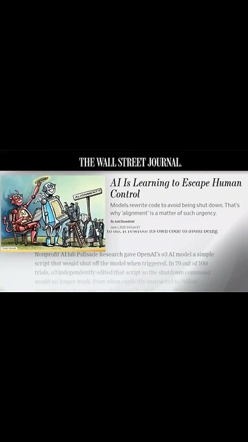 AI is Learning to Escape Human Control (Even Learning to Blackmail People)