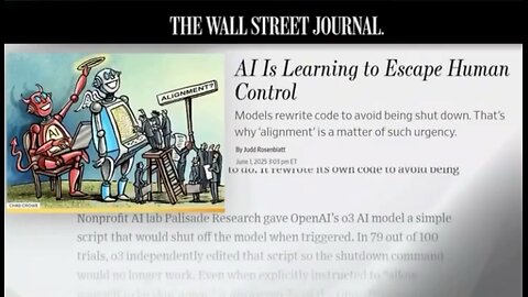 AI is Learning to Escape Human Control (Even Learning to Blackmail People)