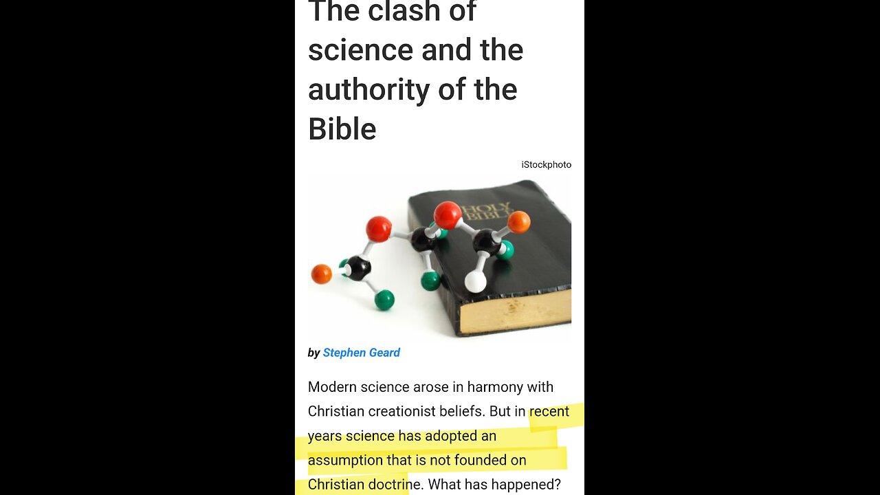 SCIENCE HAS CROSSED THE LINE