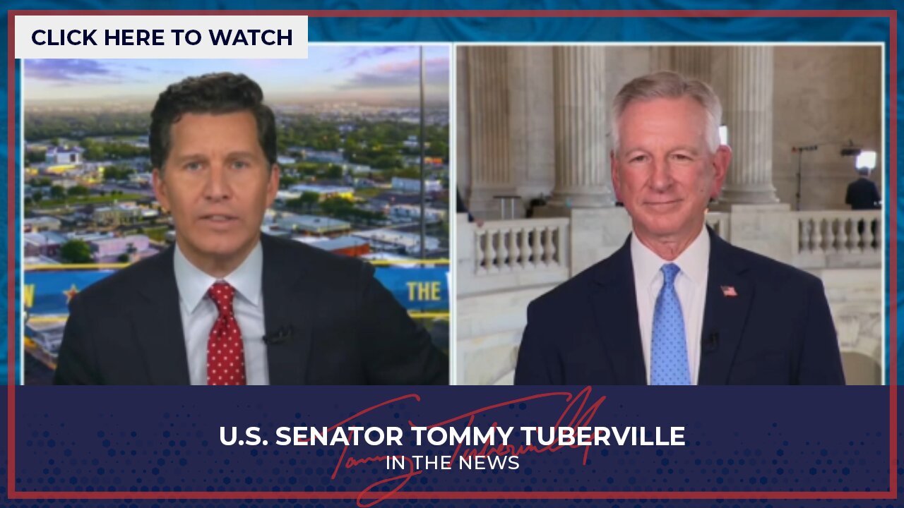 Senator Tuberville Joins the Will Cain Show to Discuss Woke Liberal Judges