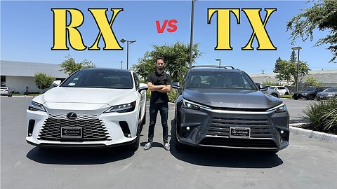 2025 Lexus TX 350 vs RX 350h in LUXURY trims