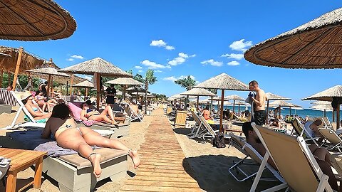 🇬🇷 Perfect Day at Halkidiki Kasandra Beach 🏖 beach walk