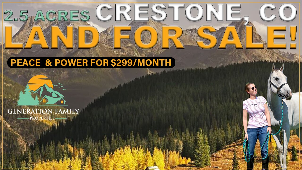 🌄 2.5 Acres of Peace & Privacy WITH POWER for $299/month—Crestone, CO Land for Sale!🌄