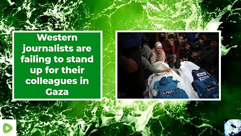 Western journalists are failing to stand up for their colleagues in Gaza