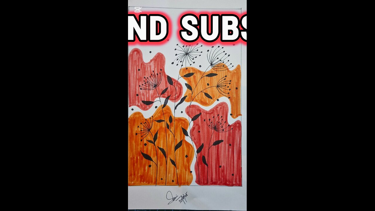 colorfull doodle art ..easy and relaxing