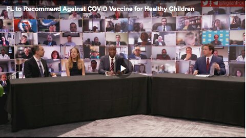 "Florida Advises Against COVID-19 Vaccination for Healthy Children"