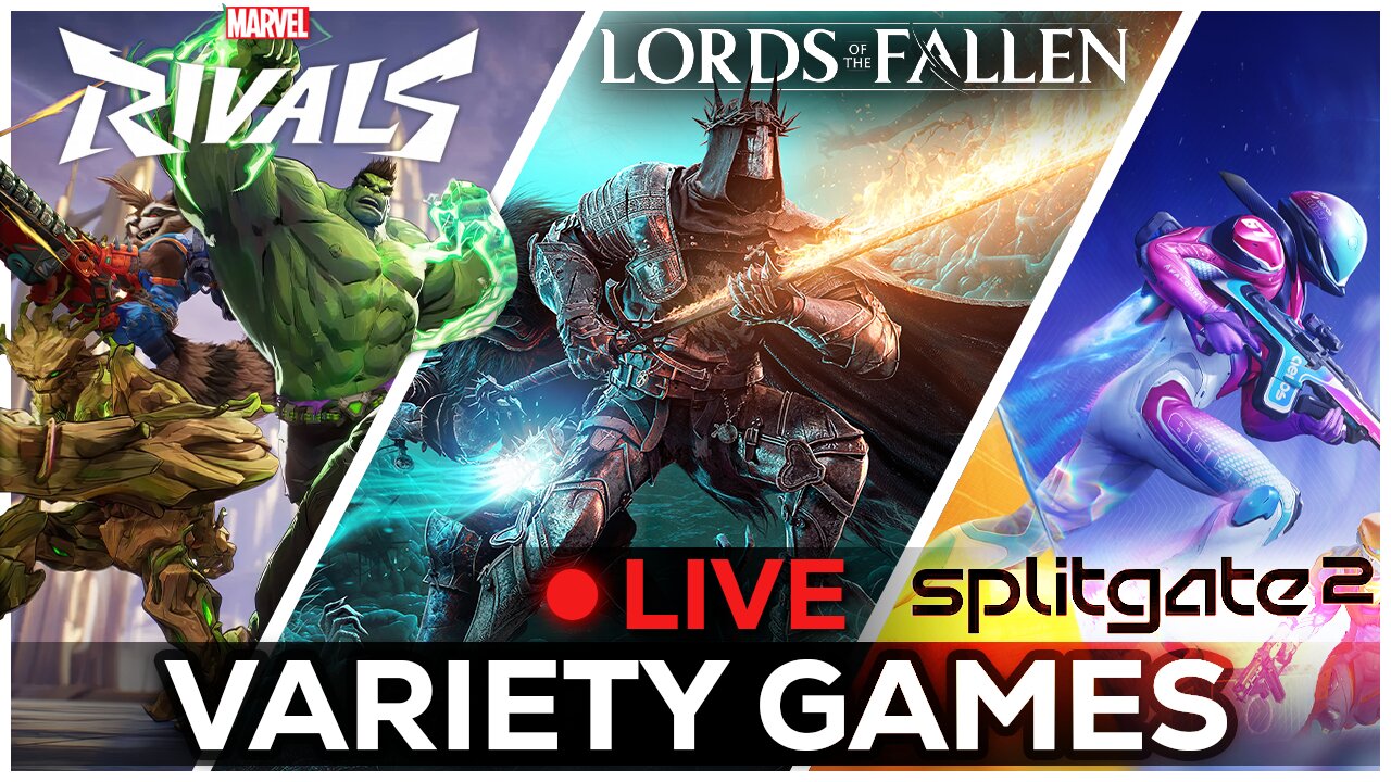 🔴LIVE IN 1440p! - Splitgate 2, Fortnite Practice, Lords of The Fallen, and More! - Come Hang Out!