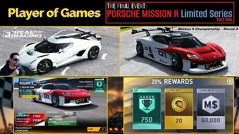 THE FINAL EVENT in Real Racing 3 Update 14.0.1: The PORSCHE MISSION R Limited Series Part 1