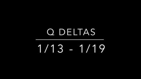 Q DELTAS (13 JANUARY TO 19 JANUARY)