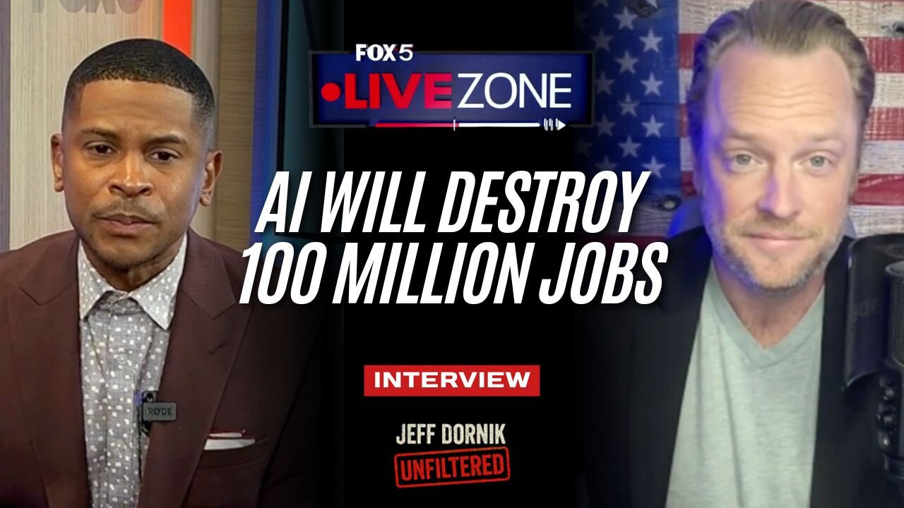 AI Will Destroy 100 Million Jobs | Interview on Fox 5 Live Zone with Guy Lambert