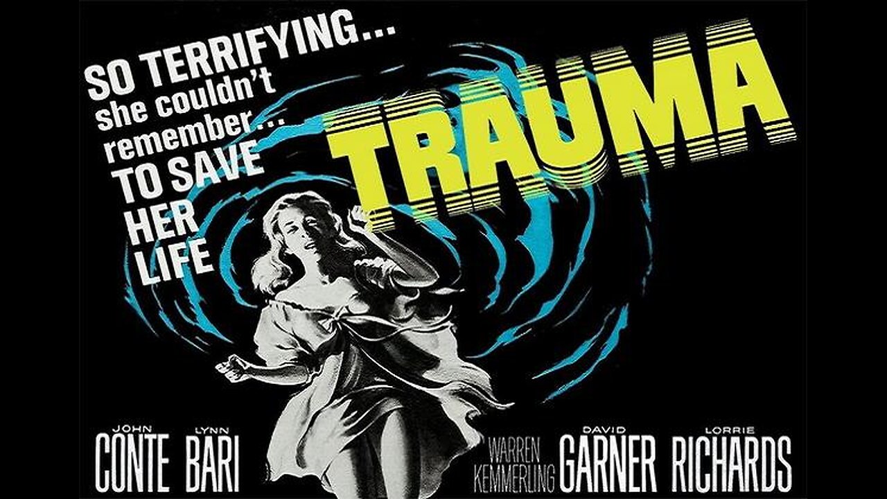 TRAUMA 1962 Woman's Repressed Memory of a Murder puts her in Danger FULL MOVIE VHS Copy