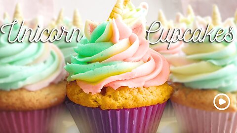 Unicorn Cupcakes with Buttercream Frosting | Magical Treats Perfect for Parties!