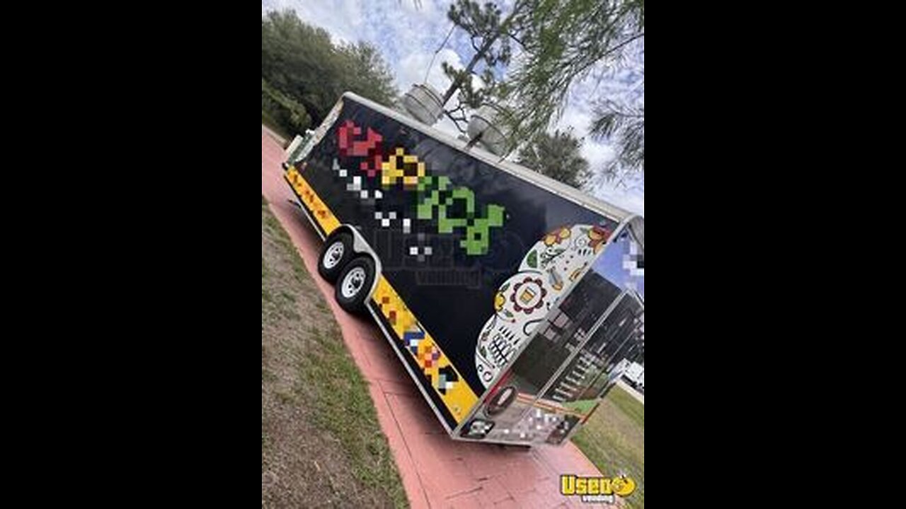 Fully Equipped 2020 Kitchen Food Concession Trailer with Pro-Fire System for Sale in Florida!