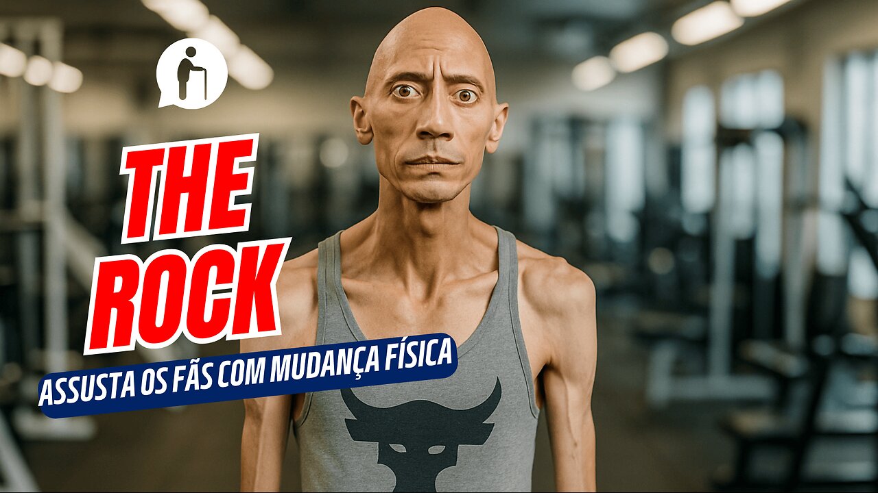 The Rock passa por transformação e assusta