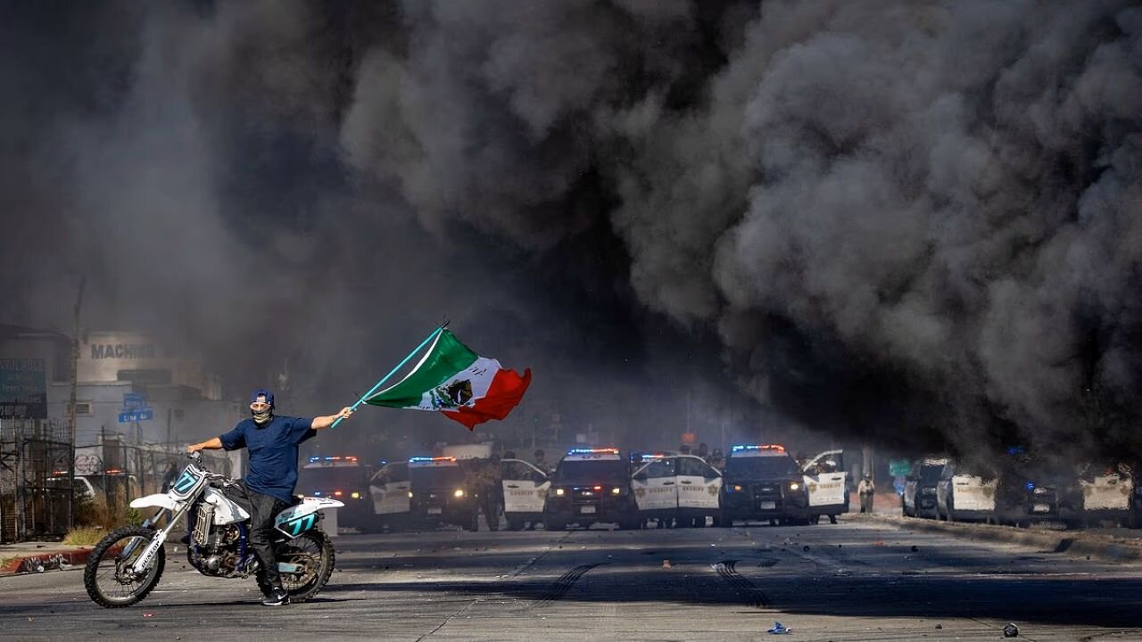 So…About That Infamous Pic Of Motorcyclist Holding The Mexican Flag? GUESS Who He Is…Where Hes BEEN